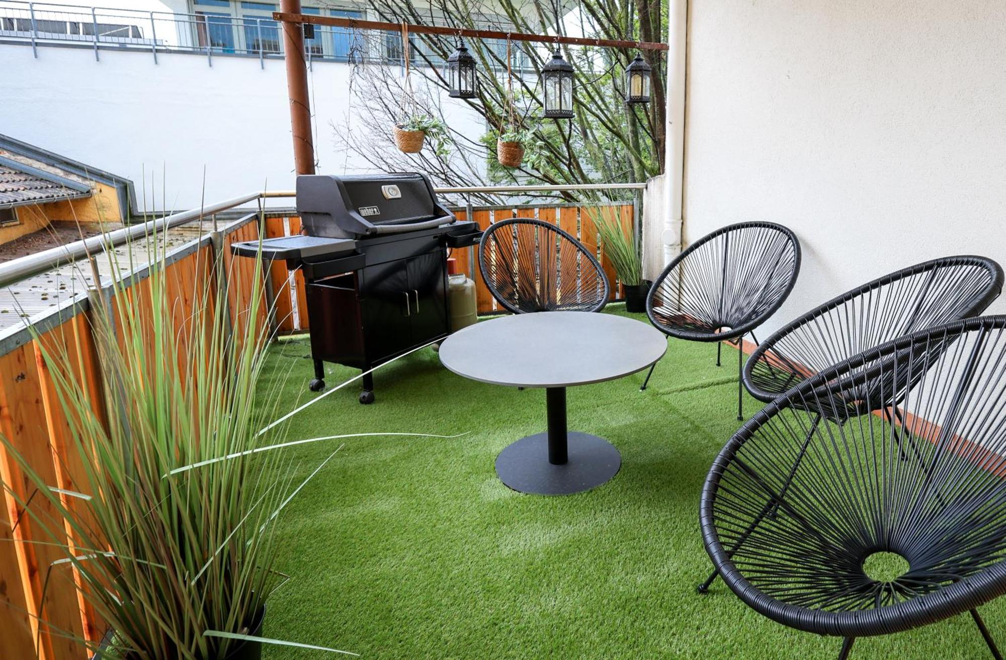3 Zimmer Naehe Von Europapark Garage Balkon Grill Offenburg Exterior photo